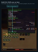Hold Ctrl+Shift over an item