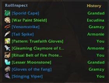 Last Loots view