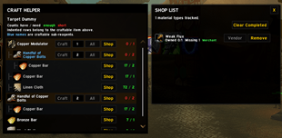 CraftHelper+ShopList