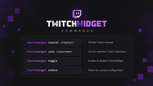 TWITCHWIDGET | COMMANDS