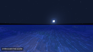 STARS OVER THE OCEAN