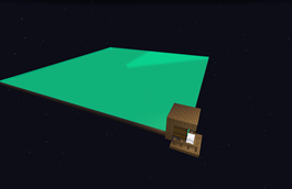 A portal in the sky for a Mob Farm