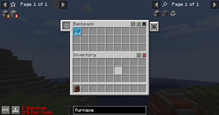 Highlighted Items in Backpack