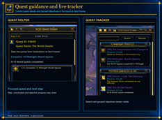 Quest guidance and live tracker