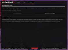 hide default auras