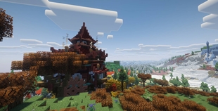 Beautful scenery with dungeons