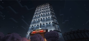 Battle Tower After Dark