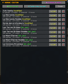 Horde editor — horde list
