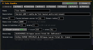 Horde editor — General settings