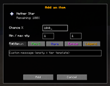 Roulette chest — adding a reward