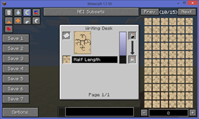 Writing Desk Recipes