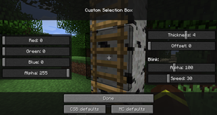 Settings Screenshot (older version)