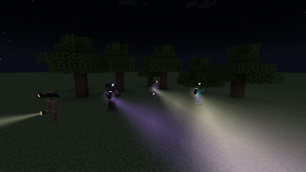 Beams held by Mobs