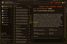 Lore Timeline