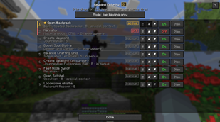 Main menu key [B]