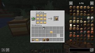 Crafting recipe kremowka block