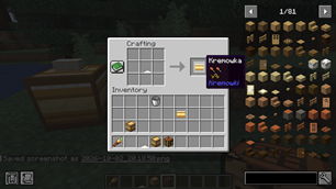 Crafting recipe kremowka