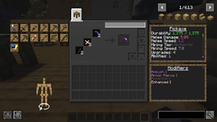 Tinker Station: building a pickaxe