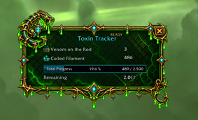 Toxin Tracker — Active Progress Goal