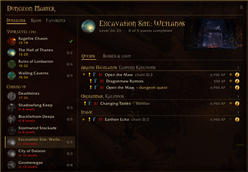 New dungeons: Ruins of Lordaeron, Halls of Thanes and Excavation Site