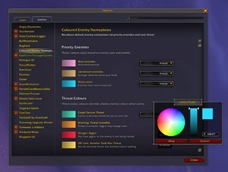 Choose custom colours