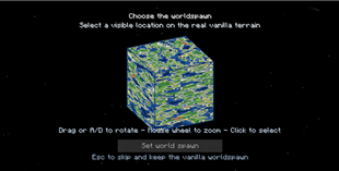 Choose the worldspawn