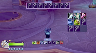 Move the bars with the mouse. Empty slots are shown while you set things up.