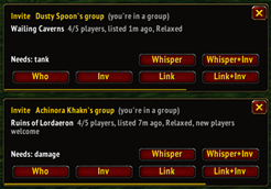 Invites Missed due to being in party