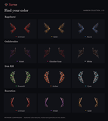 Warrior colors — Rageburst, Oathbreaker, Iron Rift and Execution