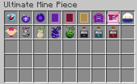 New items and fruits