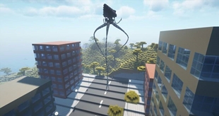 Looming Over the Rooftops