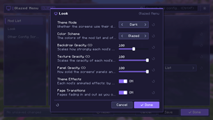 Category popup