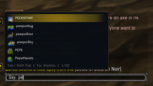 Emote Tab Completion