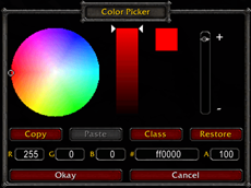 TrueColorPicker in WoW Classic
