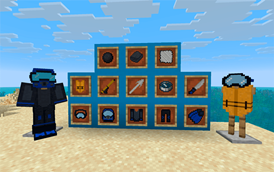 All mod items display