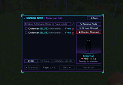 GUI subclass mob