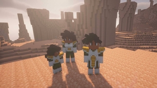 Saiyan Family Wearing Saiyan Armor (Family from DMZ: Companions Mod)