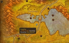 Campfires on the world map