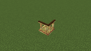 Rotating catwalk with embedded railings