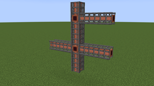 Fluid pipes inside independently rotating supports