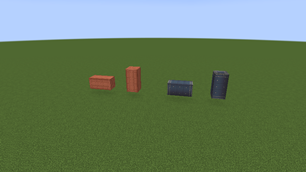 Horizontal tanks and vertical item vaults