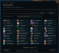 Emote Picker