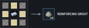 Reinforcing grout recipe