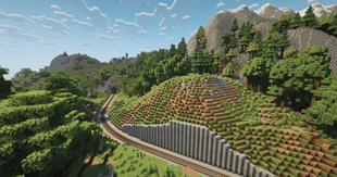 Single track mountain line