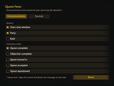 Announcements — UI preview