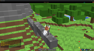 Blockcraft - Building on the island