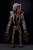 The Hollower: full creature model (Blender render)