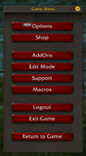 Blizzard like menu