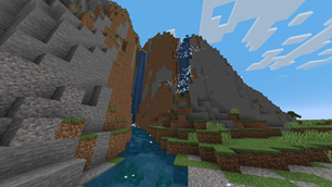 Water Cascading Across Rock and Stone