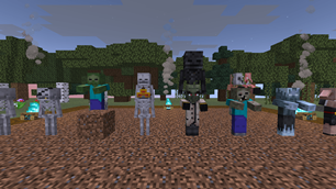 Zombies and skeletons